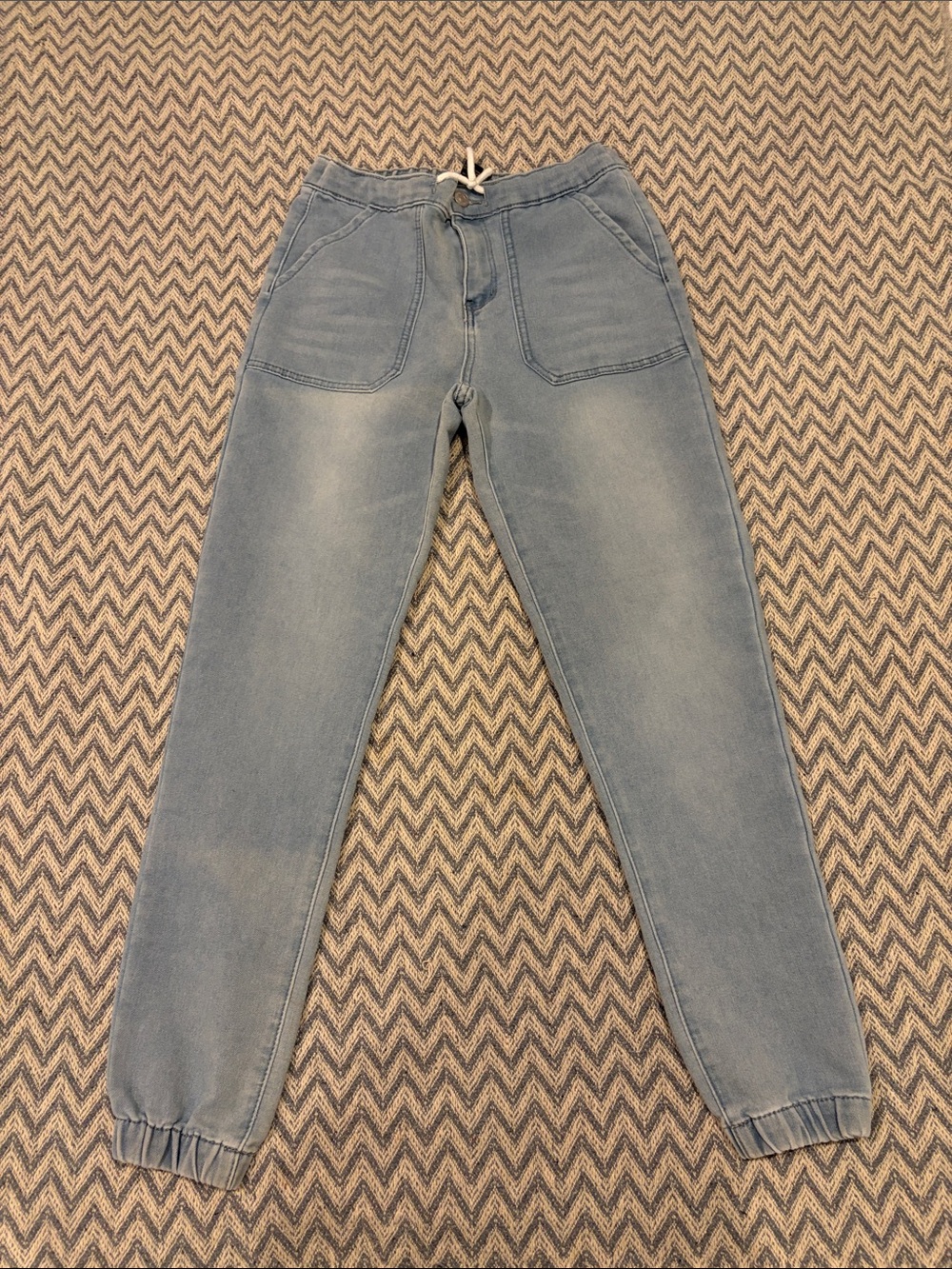 Forever 21 Light Blue Kids Jogger Jeans
